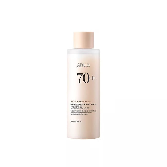 RICE 70 GLOW MILKY TONER 250ml ANUA