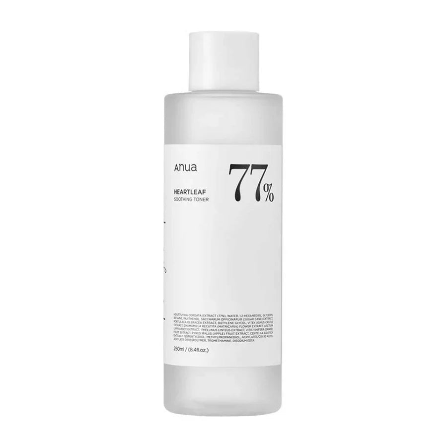 HEARTLEAF 77% SOOTHING TONER 500ml ANUA