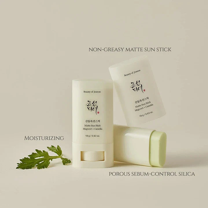 Matte sun stick : Mugwort + Camilia
18g
Beauty of Joseon