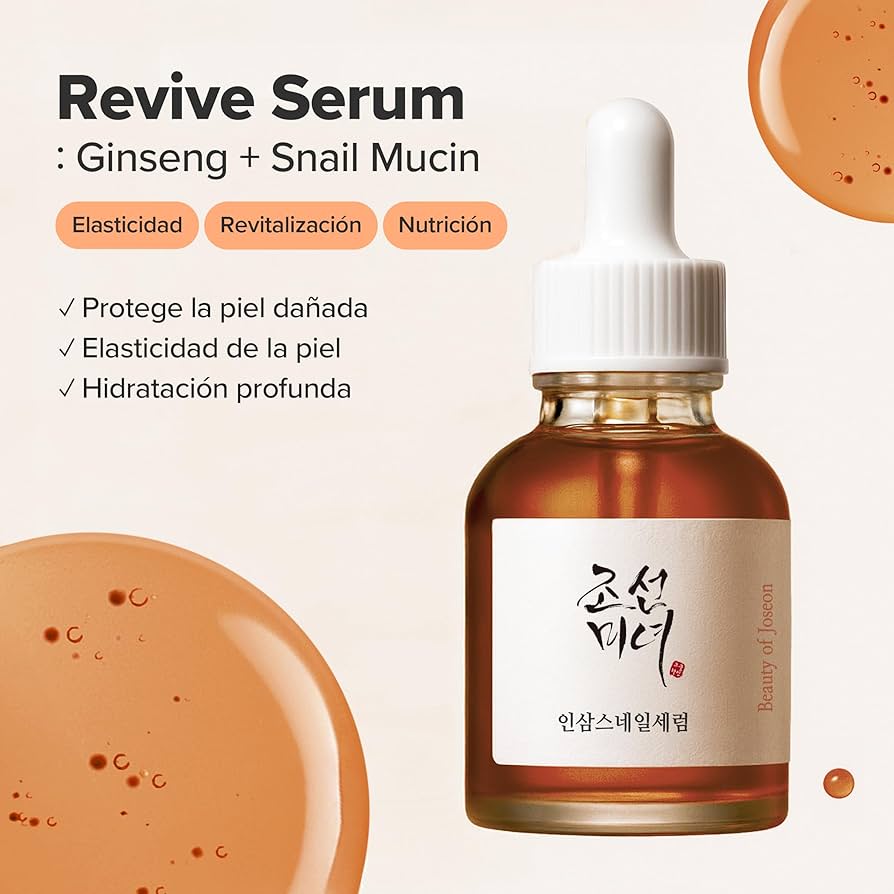 Revive Serum : Ginseng+snail Mucin 30ml BEAUTY OF JOSEON