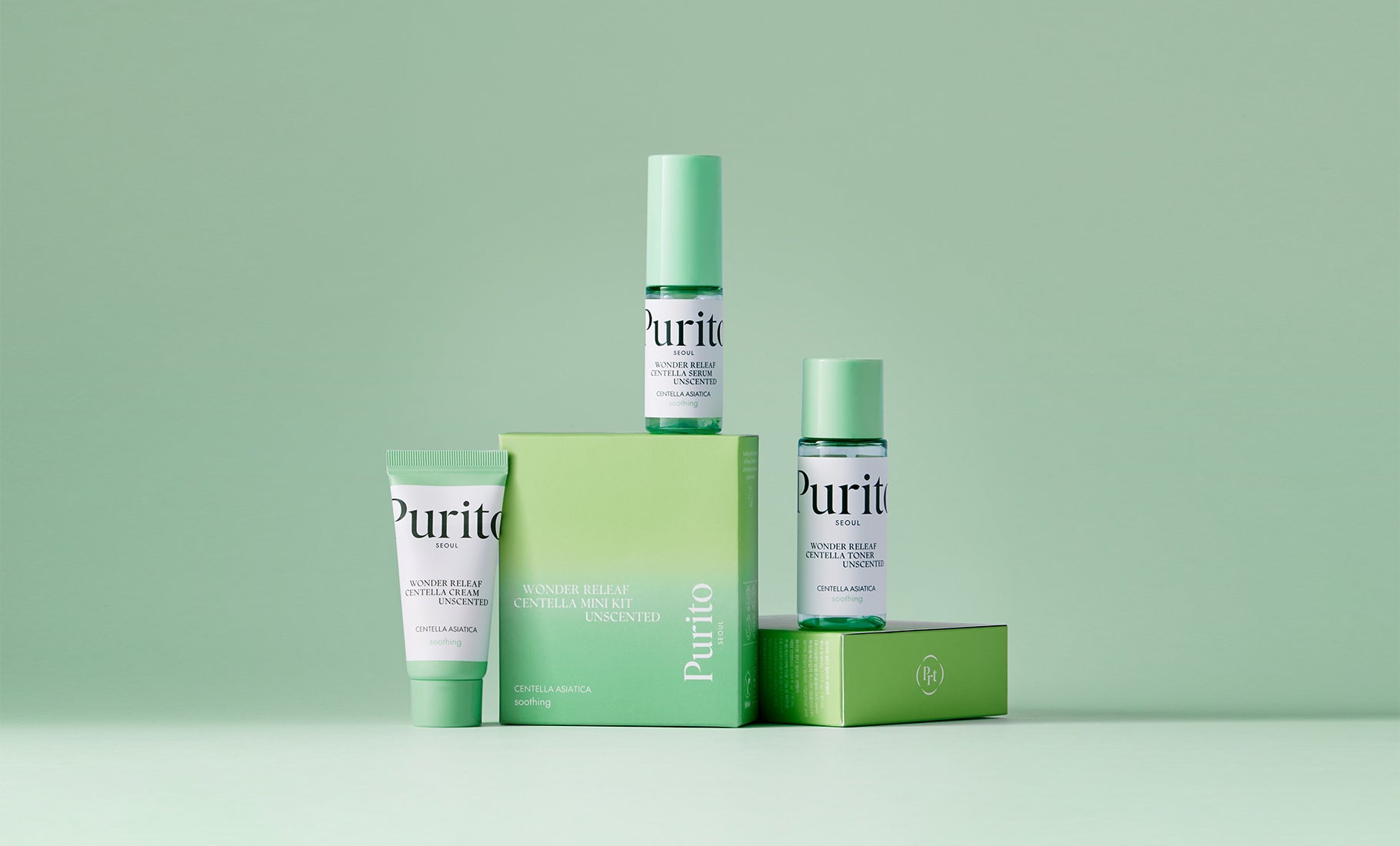 Wonder Releaf Centella Mini Kit 

(Serum15ml+Toner30ml+ Cream15ml)