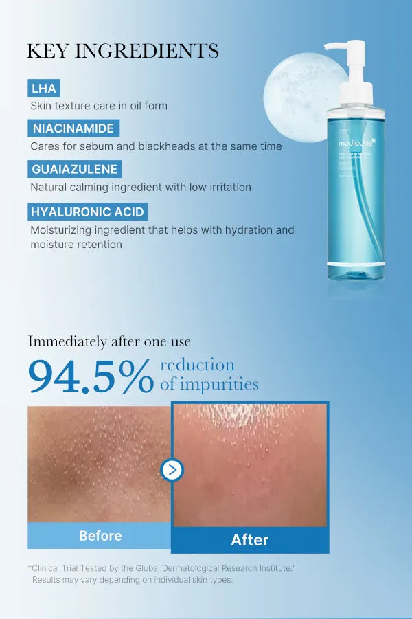 Zero Pore Blackhead Deep Cleansing Oil 205 ml MEDICUBE