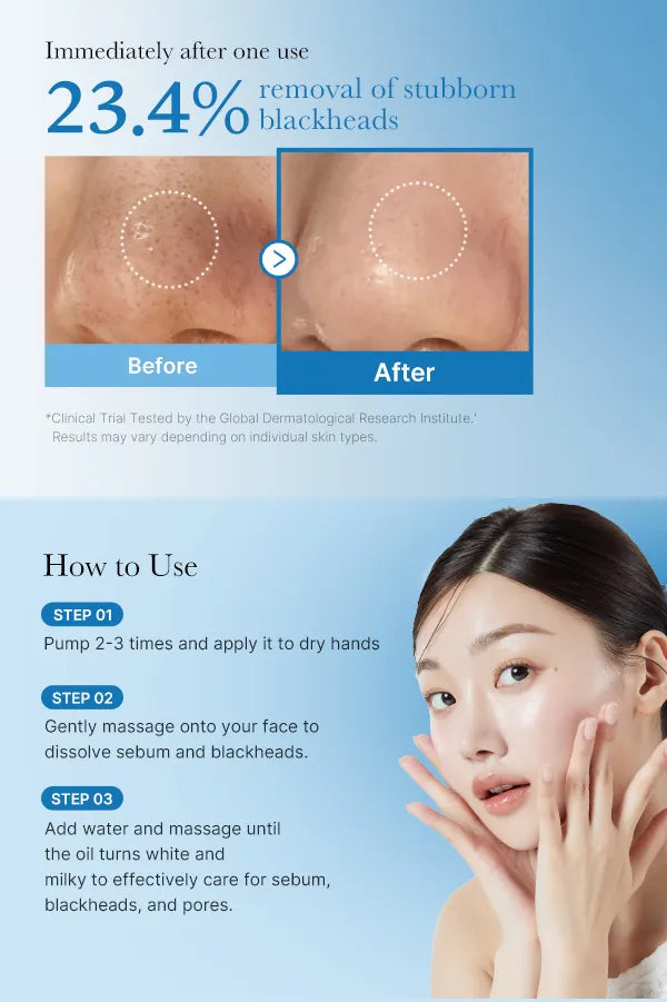 Zero Pore Blackhead Deep Cleansing Oil 205 ml MEDICUBE